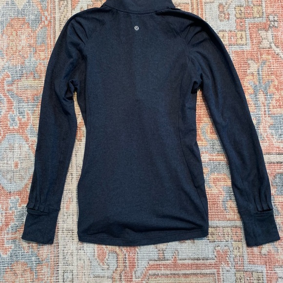 Lululemon Dark Blue Quarter Zip Jacket - Picture 5 of 9